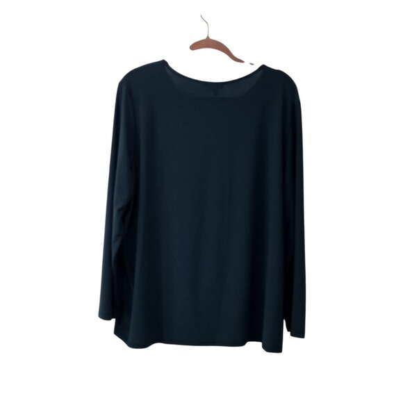 (NWT) Antthony Originals:  2-Piece Pull on Wide Leg Pant Set, Size 2X, Evergreen - Picture 4 of 12